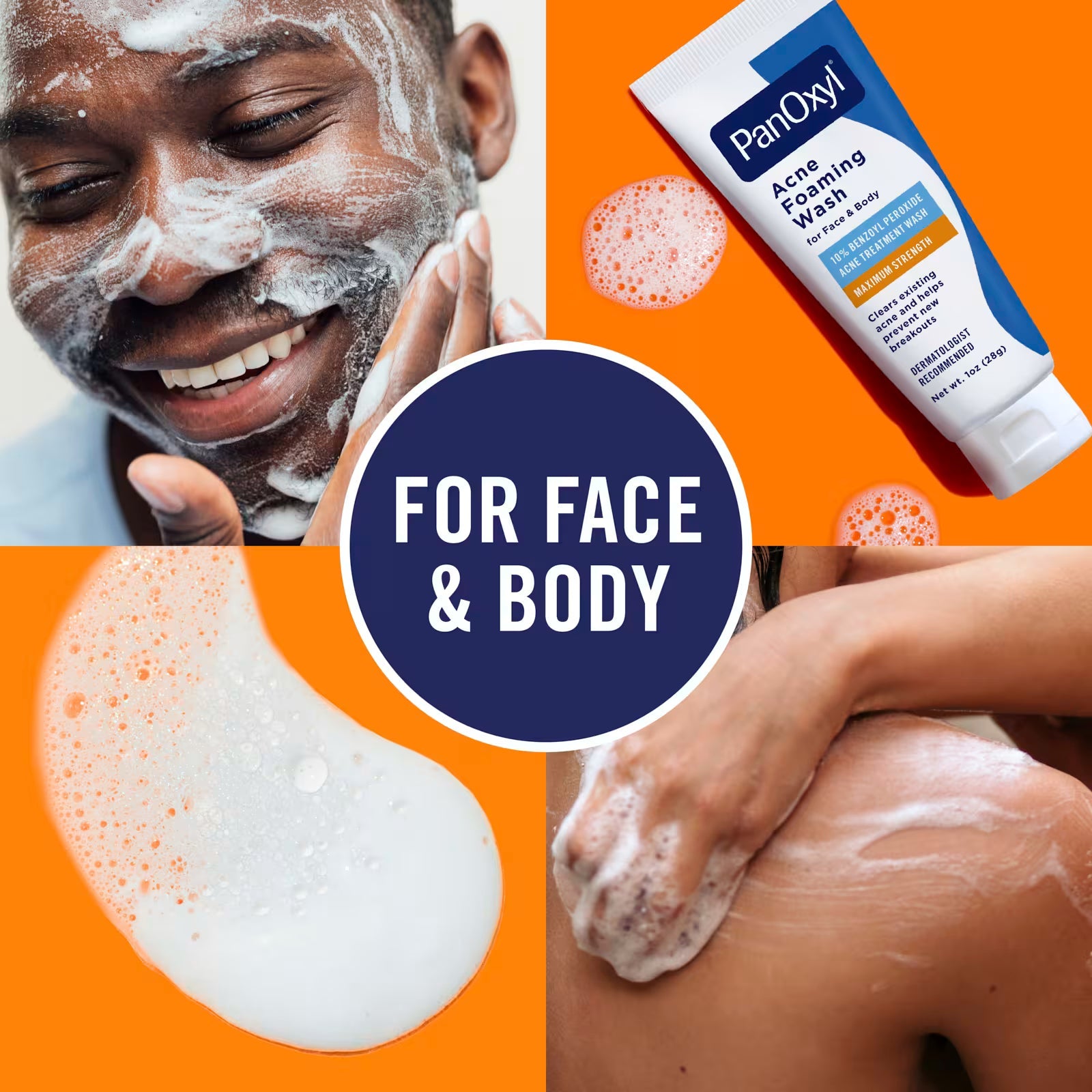 PanOxyl Benzoyl Peroxide Acne Foaming Wash (28g)